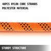 Polyester Rope 9/16" X 200',load And Pulling Rope, 8600lbsbreaking Strength(not Suitable For Rocking Climbing, Mountain Climbing, Hanging People, Etc.)