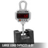OCS-T 5000kg 11,000 LB Heavy Duty Digital Crane Hanging Scale w/ LED Display