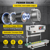 Automatic Continuous Band Sealer Vertical Bag Sealing Machine Stainless Steel