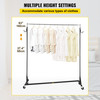 Z-truck Clothing Rack Rolling Garment Z Rack Lockable Casters Heavy-duty