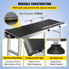 Belt Conveyor PVC Conveyor Belt 59x23.6In Motorized Conveyor w/ Guardrails