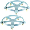 2 Drum Dolly 55 Gal 5 Wheel Swivel Casters Heavy Steel Frame Easy Roll 1250 Lbs