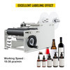 Manual Round Bottle Labeling Machine Label Applicator 10-30pcs/min White