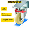 Drum Dolly 55gallon 5 Swivel Casters Heavy Duty Steel