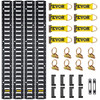 E Track Tie Down Rail Kit 30PCs 5' E Track Rails Enclosed Cargo Trailer