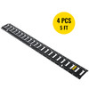 E Track Tie Down Rails 4PCs 5-Feet E Track Rails Enclosed Cargo Trailer