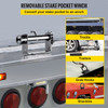 Stake Pocket Winch 4 Removable Stake Pocket Tie Down 16200Lb Truck Trailer