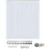 12PCS PVC Strip Curtain 48in (4ft) Width x 96in (8ft) Hight, Vinyl Strip Door Curtain with 5cm Overlap, Vinyl Door Strips 2mm Thickness for Freezer Doors Warehouse Doors