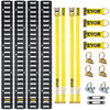 E Track Tie Down Rail Kit 18PCs 5' E Track Rails Enclosed Cargo Trailer