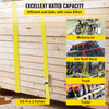 Ratchet Tie Down Strap Ratchet Strap 9.8FT x 2in Yellow 4pcs Fastening