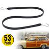 Rubber Bungee Cords Natural Rubber Trap Straps 53 Pack 41" Long w/ S Hooks