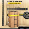 E Track Tie Down Rails 4PCs 4-Feet E Track Rails Enclosed Cargo Trailer