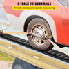 E Track Tie Down Rails 4PCs 4-Feet E Track Rails Enclosed Cargo Trailer