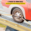 E Track Tie Down Rails 4PCs 8-Feet E Track Rails Enclosed Cargo Trailer