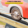 E Track Tie Down Rails 4PCs 8-Feet E Track Rails Enclosed Cargo Trailer