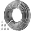 Galvanized Steel Cable Aircraft Cable 1/8'' 500ft 7x7 With Cable Clamps