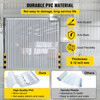 PVC Plastic Door Curtain Smooth Door Bulk Roll Clear 300mm Width x 3mm Thickness x 25m Length