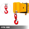 Forklift Mobile Crane 6000lbs/3T Capacity, Forklift Crane Attachment 2 Hooks, Forklift Lifting Hoist w/Truss Jib Boom, Forklift Extension, Forklift Boom Attachment Towing Handling Equipment
