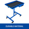 Rolling Tool Table Tear Down Tray 220lbs Adjustable Height With Drawerin Blue