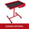 Rolling Tool Table Tear Down Tray220lbs Adjustable Height With Drawerin Red