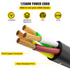 Heavy Duty 50 ft 50 Amp RV Extension Cord Power Supply Cable w/Molded Connector&Handles 125 / 250V