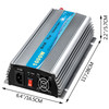 Grid Tie Solar Inverter, 1000W MPPT Power Inverter, 50/60 Hz Solar Grid Tie System, Grid Tie Inverter, DC 20-45V Input to AC 90-140V Output Wind Turbine Grid Tie Inverter for Solar Panel System