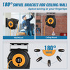 Retractable Extension Cord Reel Power Cord Reel 50FT 14AWG/3C SJTOW UL