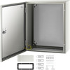 NEMA Steel Enclosure, 20 x 16 x 8'' NEMA 4X Steel Electrical Box, IP66 Waterproof & Dustproof, Outdoor/Indoor Electrical Junction Box, With Mounting Plate