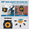 Retractable Extension Cord Reel Power Cord Reel 45FT 12AWG/3C SJTOW UL