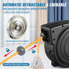 Retractable Extension Cord Reel Power Cord Reel 45FT 12AWG/3C SJTOW UL