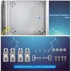 Steel Electrical Box Electrical Enclosure Box 12x12x8" Stainless Steel Box