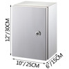 Steel Electrical Box Electrical Enclosure Box 12x10x6" Stainless Steel Box