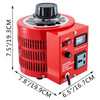 Variable Transformer 2000VA Power Supply Voltage Transformer Converter 0-230V 110V AC 60 Hz Universal plug