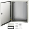 NEMA Steel Enclosure, 20 x 16 x 6'' NEMA 4X Steel Electrical Box, IP66 Waterproof & Dustproof, Outdoor/Indoor Electrical Junction Box, With Mounting Plate