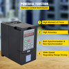 VFD 2.2KW,Variable Frequency Drive 10A,CNC VFD Motor Drive Inverter Converter 220V,for Spindle Motor Speed Control (1or 3 Phase Input,3 Phase Output)