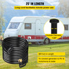 Heavy Duty 25 ft 50 Amp RV Extension Cord Power Supply Cable w/Molded Connector&Handles 125 / 250V