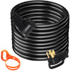 Heavy Duty 25 ft 50 Amp RV Extension Cord Power Supply Cable w/Molded Connector&Handles 125 / 250V
