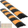 Modular Rubber Speed Bump Driveway Cable Protector Ramp 6 Feet Set Of 2