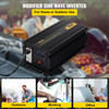 Power Inverter, 3600W Modified Sine Wave Inverter, DC 12V to AC 120V Car Converter, with LCD Display, Remote Controller, LED Indicator, GFCI Outlets Inverter for Truck RV Car Boat Travel Camping