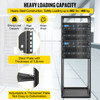 Server Rack, 28U Open Frame Rack, 4-Post IT Server Network Relay Rack, 19 Inch Server/Audio Network Equipment Rack Cold Rolled Steel, Heavy Duty Threaded Rack, Holds Network Servers & AV Gear