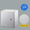 Outdoor Weatherproof Box 16 x 16 x 8 inches 304SS NEMA4X Wall Mounted Enclosure Suitable for Storage