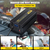 Power Inverter, 2000W Modified Sine Wave Inverter, DC 24V to AC 120V Car Converter, with LCD Display, Remote Controller, LED Indicator, AC Outlets Inverter for Truck RV Car Boat Travel Camping