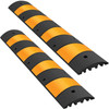 Modular Rubber Traffic Speed Bump 2 Channel Cable Protector Ramp