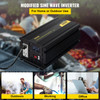Power Inverter, 2000W Modified Sine Wave Inverter, DC 12V to AC 120V Car Converter, with LCD Display, Remote Controller, LED Indicator, GFCI Outlets Inverter for Truck RV Car Boat Travel Camping