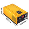 4000w Low Frequency Pure Sine Wave Power Inverter W/ Lcd Dc 24v To Ac 120v