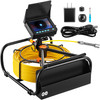 Sewer Camera 98.4 FT Cable Pipeline Inspection Camera 4.3 Inch TFT LCD Monitor Pipe Camera Screen Waterproof IP68 Duct Inspection Camera with 6PCS LEDs 8500MAH Lithium Battery, DVR Function, 30M