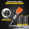 2200W Demolition Jack Hammer Electric Concrete Breaker 2 Chisel