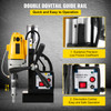 1100W Magnetic Drill Press with 1-1/2 Inch (40mm) Boring Diameter MD40 Magnetic Drill Press Machine 2810 LBS Magnetic Force Magnetic Drilling System 670 RPM with 11 Pcs HSS Annular Cutter Kit