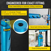 Core Drill Diamond Dry Coring Bit 2" with Pilot Bit for Hard Concrete