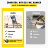 Clay Spade, 17' x 4.3' SDS-Max Shank, 40Cr Steel Jackhammer Bit for Electric Demolition Jack Hammer  Point Chisel, Trenching and Digging Shovel Bit for Clay, Gravel, Frozen Soil